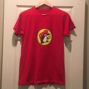 100% Cotton Buc-ees Shirt Red S
